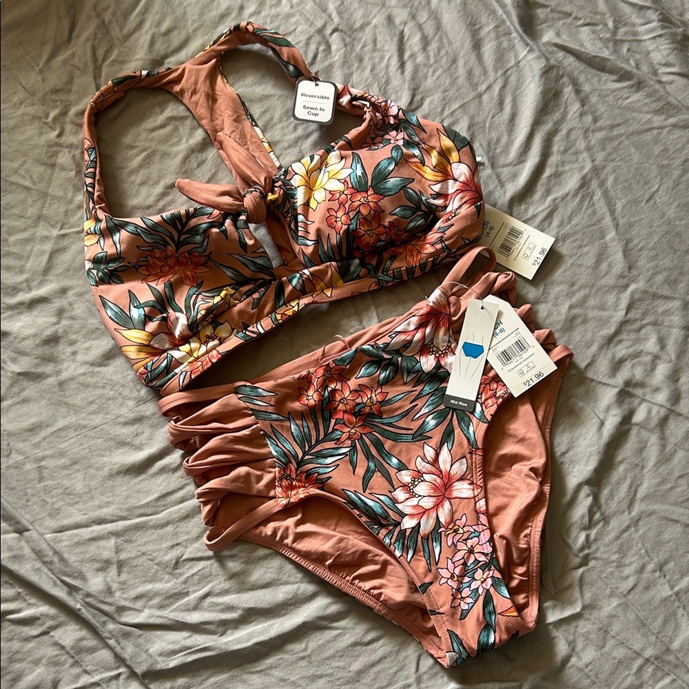 Reversible Floral Bikini Set